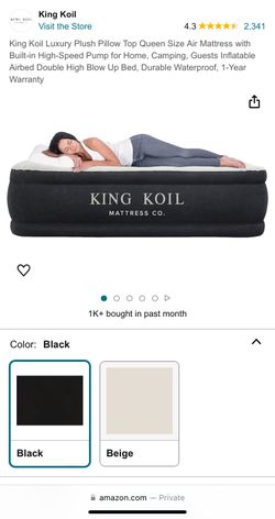 King Koil Air Bed 