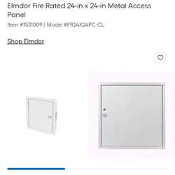 24x24in Metal Access Panel Fired Rated