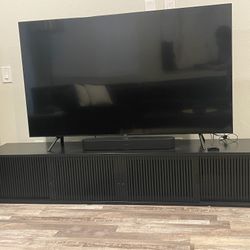 Black Italian Wood TV stand
