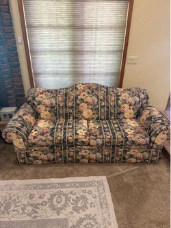 Floral couch