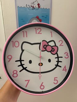 New! Hello Kitty Wall Clock