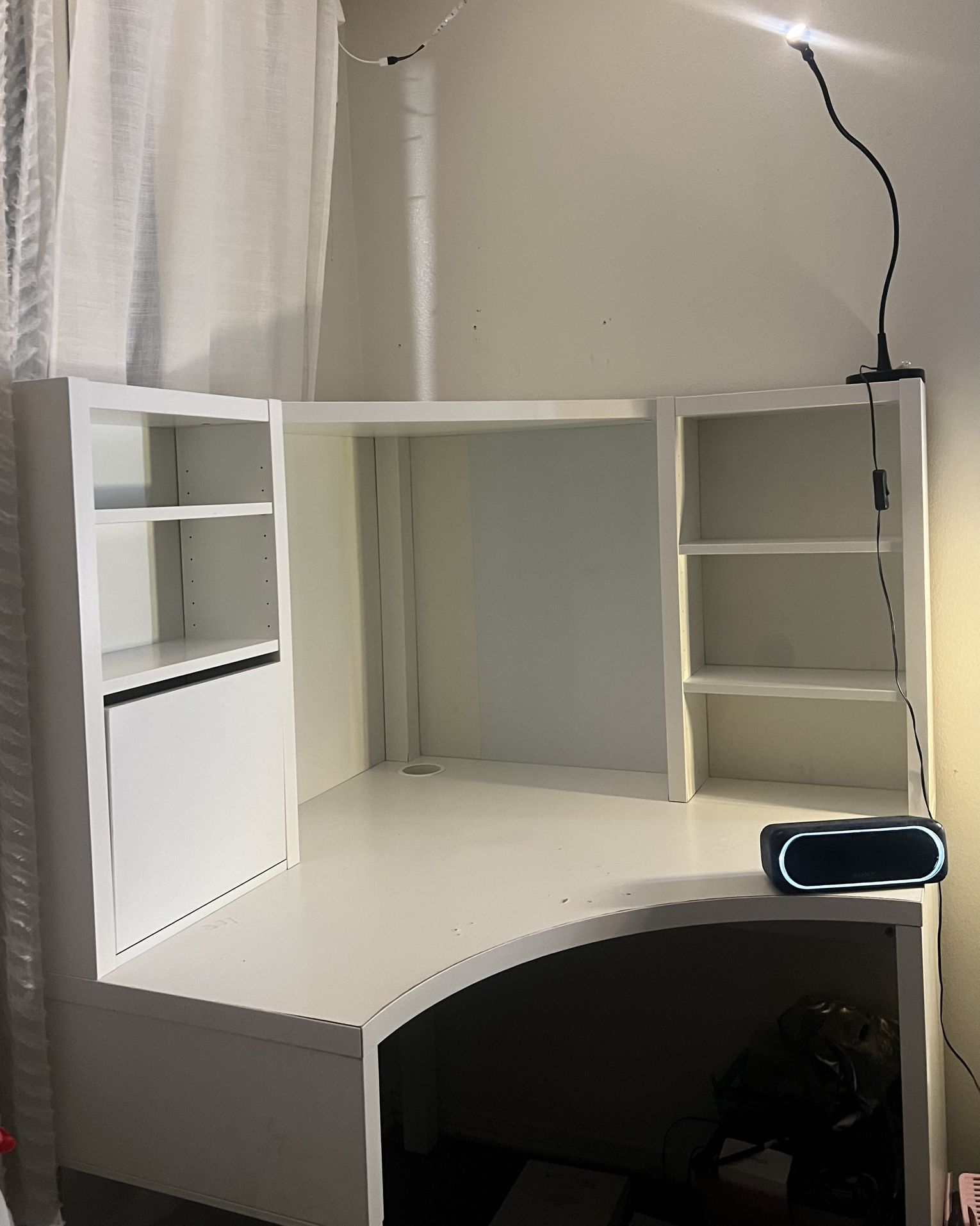 IKEA White Corner Desk