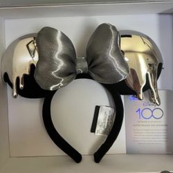 MINNIE MOUSE Disney 100 PLATINUM Celebration Ear