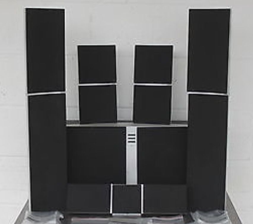 Jamo A355 PDD 7.1 Channel 7 Speaker Surround Sound System w/ Subwoofer Denon AVR 3803 7.1 Channel 150 Watt Receiver