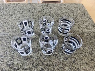 Great Condition Thick Bottom Glass Cup Set Of 6 Hacienda OP Heights Pick Up