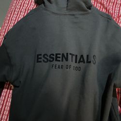Essentials black hoodie