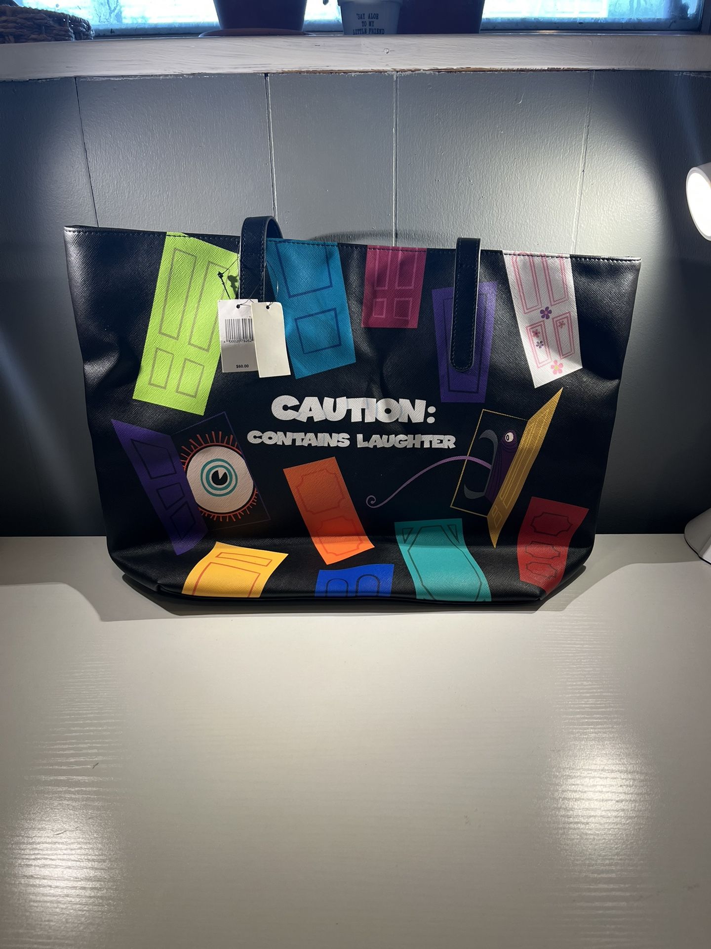 Disneyland California Adventure Pixar Fest 2018 Monsters Inc Tote Bag *RARE*