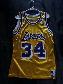 Large Shaq lakers champion jersey