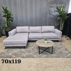🛋️ Modern Gray Sectional w/ Chaise (Delivery Available!! )