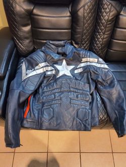 Captain America Motorcycle Jacket