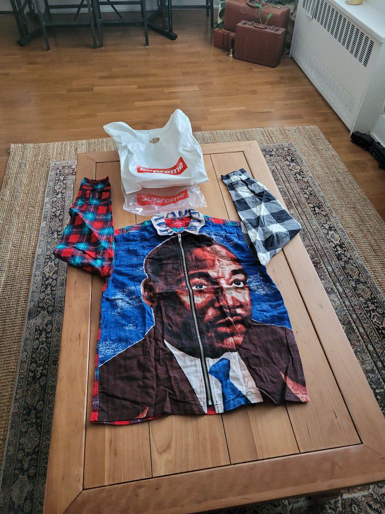SUPREME MLK Flannel Zip Up for Sale in Brooklyn, NY - OfferUp