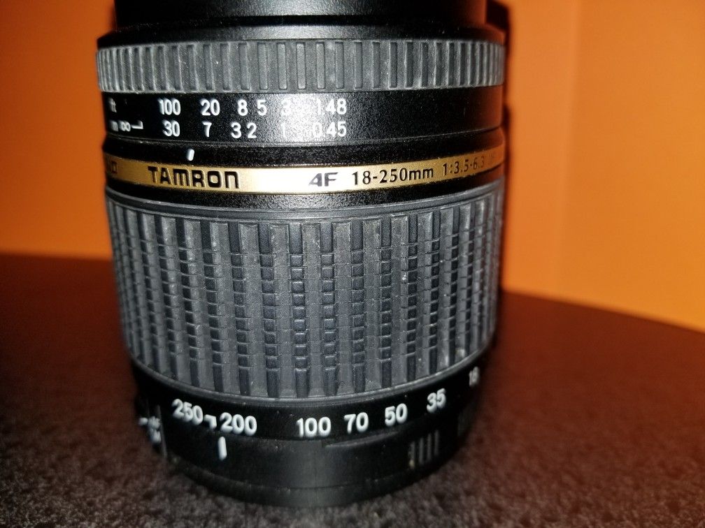 Tamron 18-250mm lens (Canon)