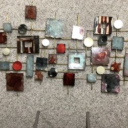 Metal wall decor