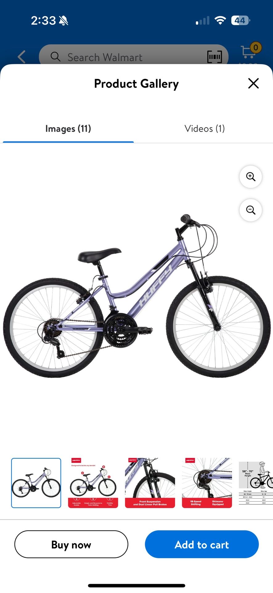 New Huffy Rock Creek Mountain Bike