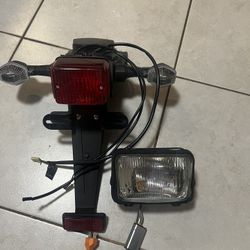 Suzuki Drz400sm Orinal Headlight, Brake Light With Turn Signals