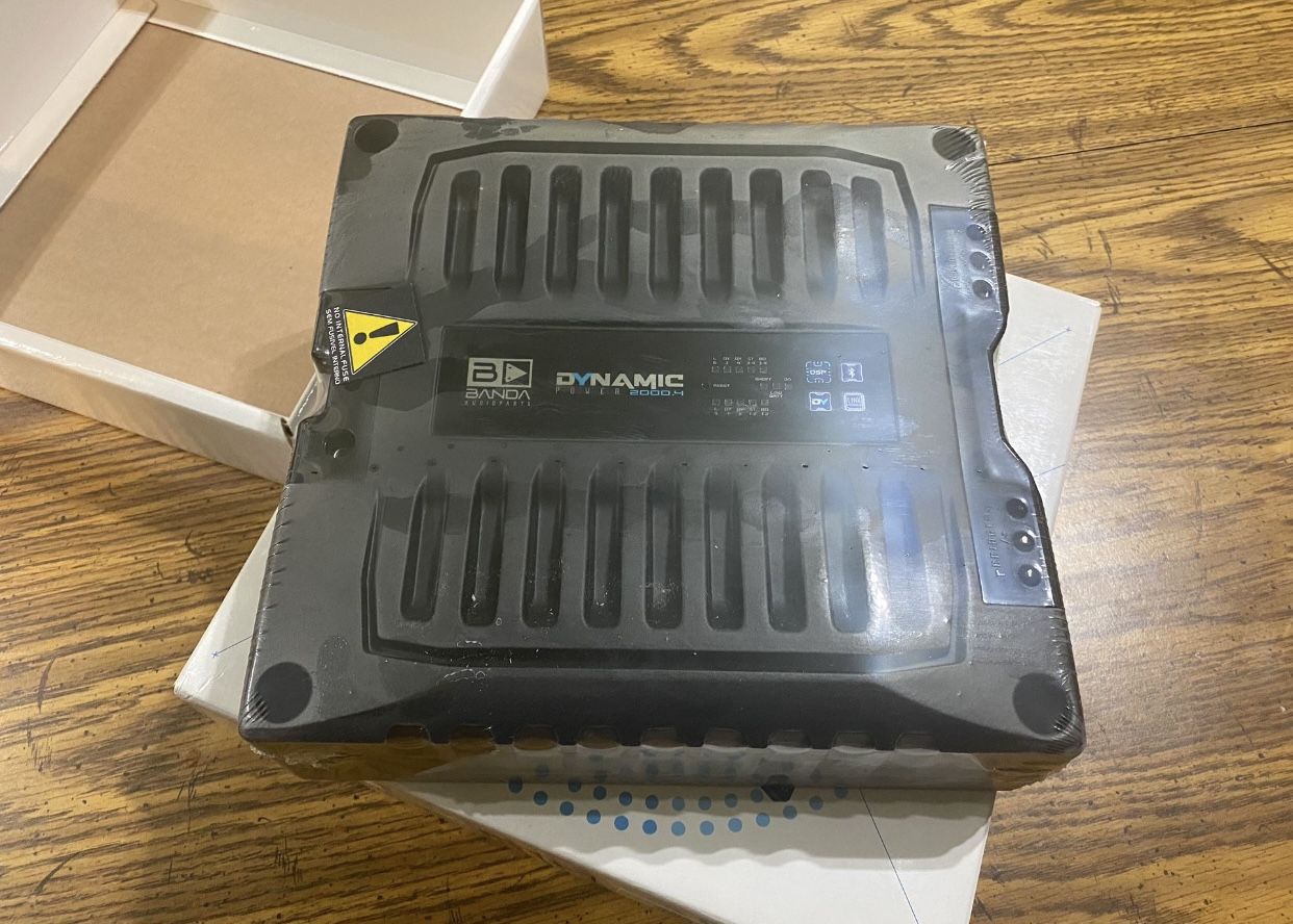 New Banda 2000.4 ((Bluetooth DSP)) High Power Full Range 4-Channel Car Amplifier $250 Each