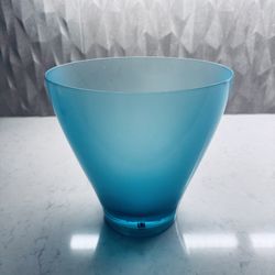 Umbra Brand Vapor Surf Blue Trash Can