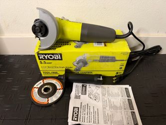 RYOBI 5.5 Amp Corded 4-1/2 in. Angle Grinder
