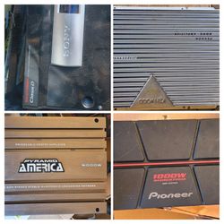 Various Amps & Crossovers