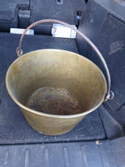 Old antique Brass Pail