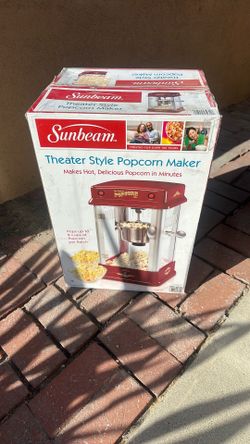 Theater style popcorn maker
