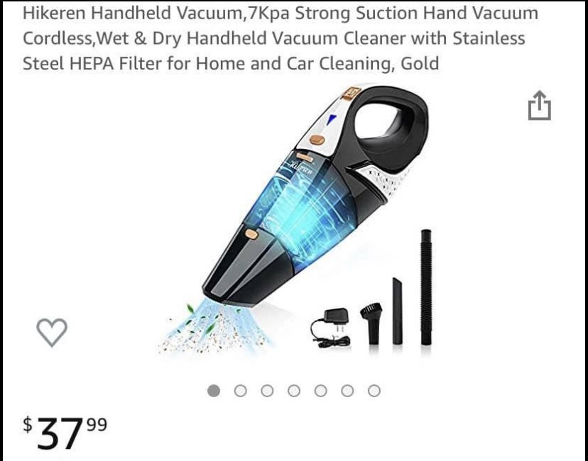 Handheld Vacuum,7Kpa