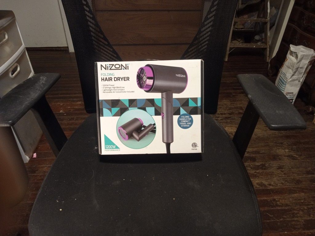 Nizoni Folding Hair Dryer 1200w