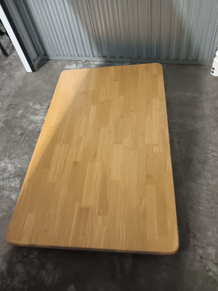 Sturdy Solid Dining Table And 4 Chairs 