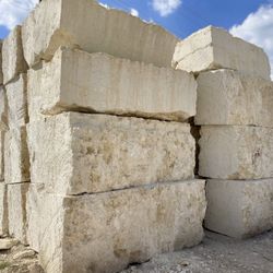 10 - Limestone Retaining Wall Butterstick Blocks 2 ft. x 2 ft. x 5 ft.