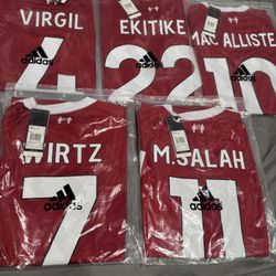 LIVERPOOL SOCCER JERSEYS!!
