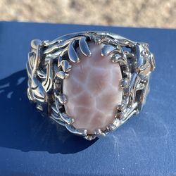 Natrolite Sterling Silver Ring