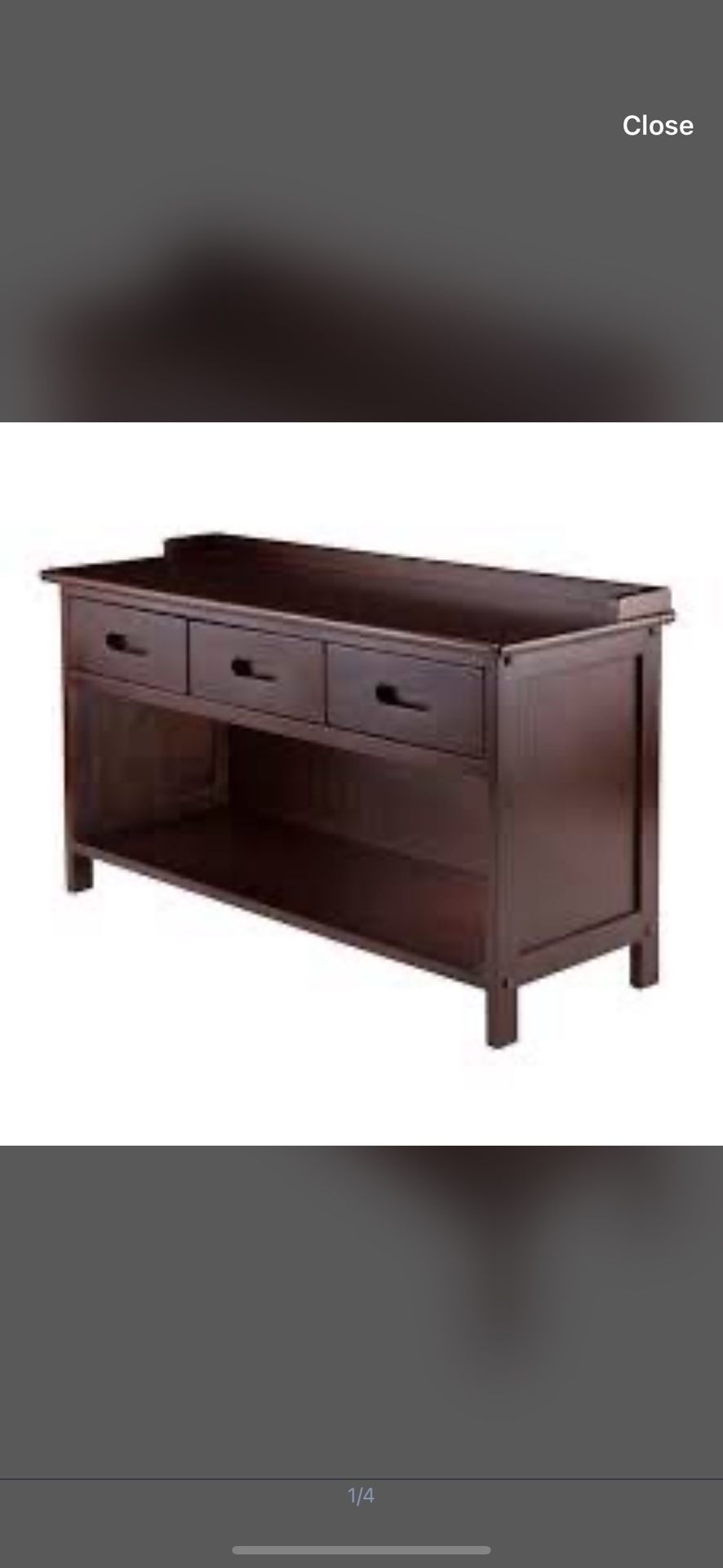 Winsome Wood Adriana 3-Drawer Bench with Storage