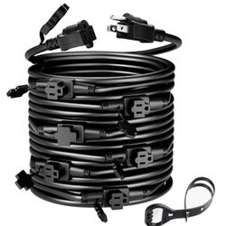 50 Feet Extension Cord With 7 Sockets
