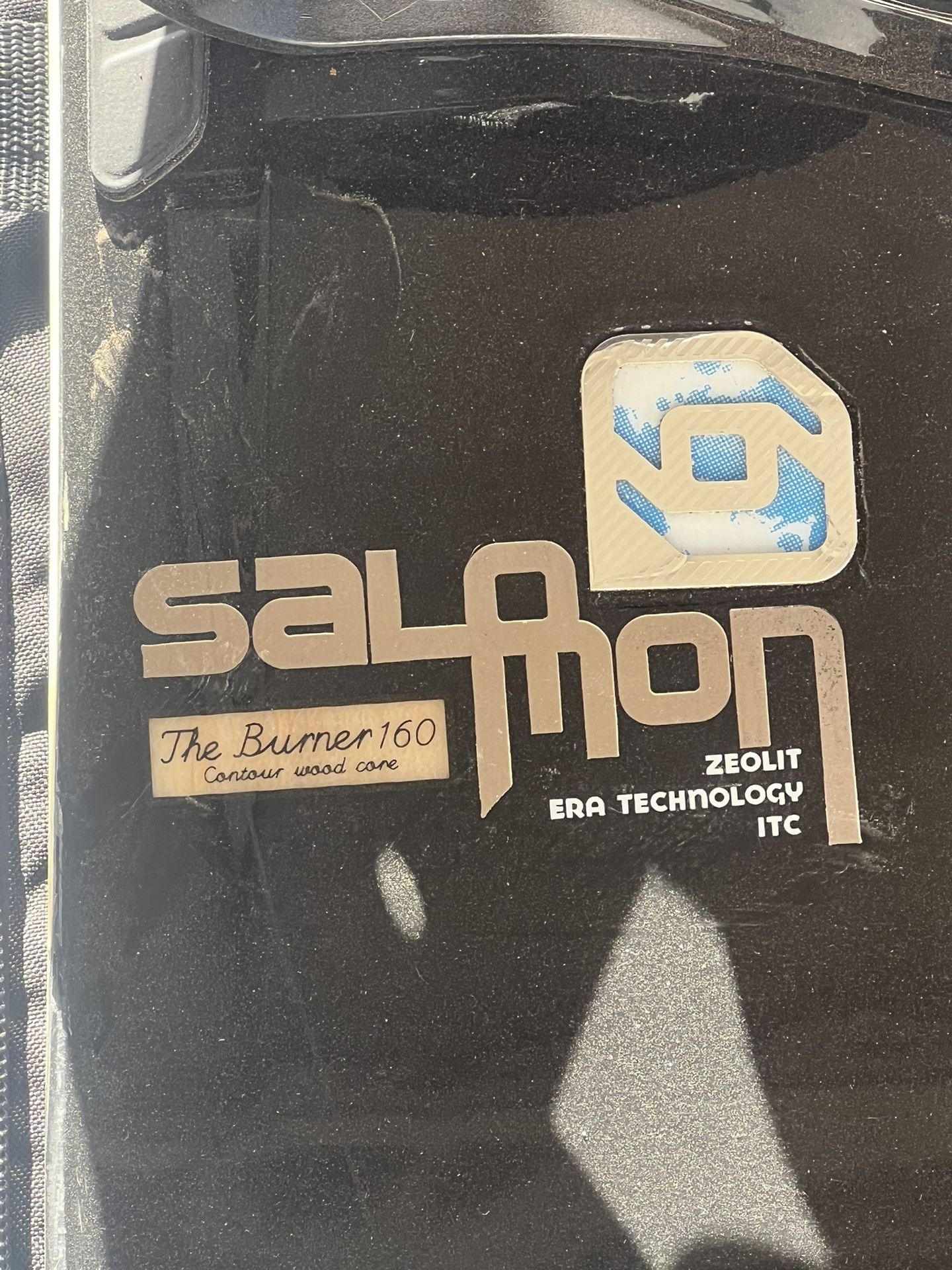 Used Salomon Burner 160 Contour Wood Snow Board