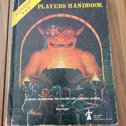 Players Handbook Advanced Dungeons And Dragons 1978