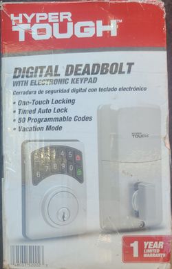 digital deadbolt w/electronic keypad