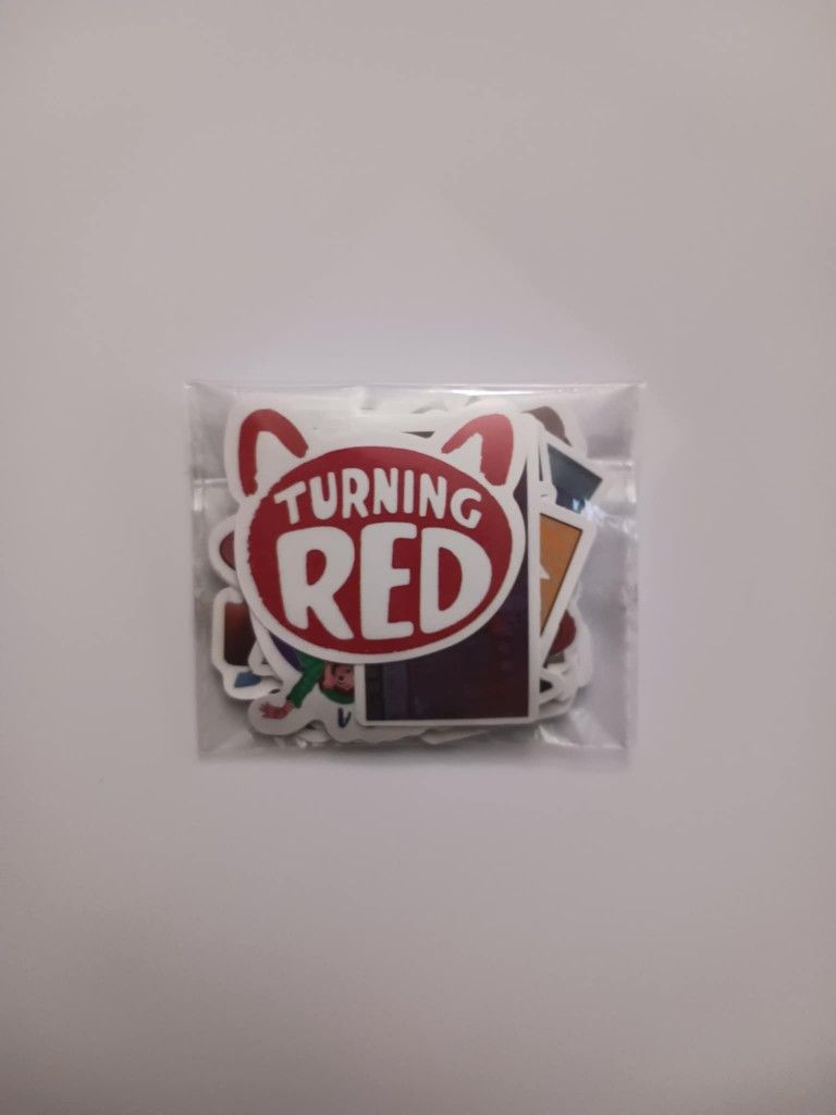 Turning Red 30 pc stickers