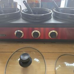 Three crock pots