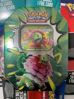 Pokémon TCG Mega Meganium ex Tin