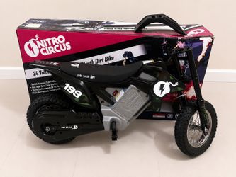 BRAND NEW Nitro Circus 24V Electric Dirt Bike – Never Ridden