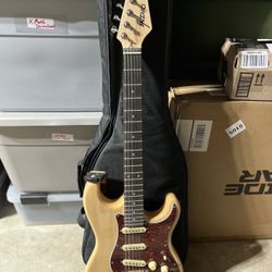 Indio Electric Guitar Stray Style SSS Ash Body Maple Neck