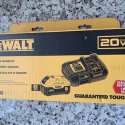 DEWALT 20V MAX Lithium-Ion 6.0 Ah Battery & Charger