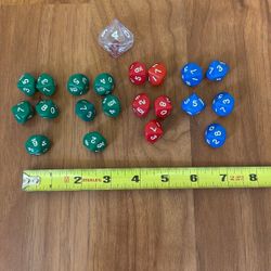 6-sided Dice -set of 21