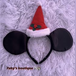 Mickey Mouse Christmas Ears 