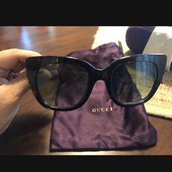 GUCCI Authentic Women Havana Sunglasses