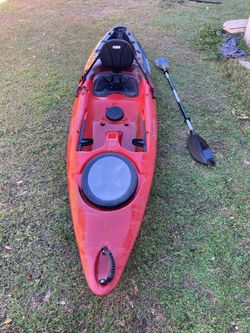 Perception Pescador, 12.0 fishing, kayak with paddle and seat