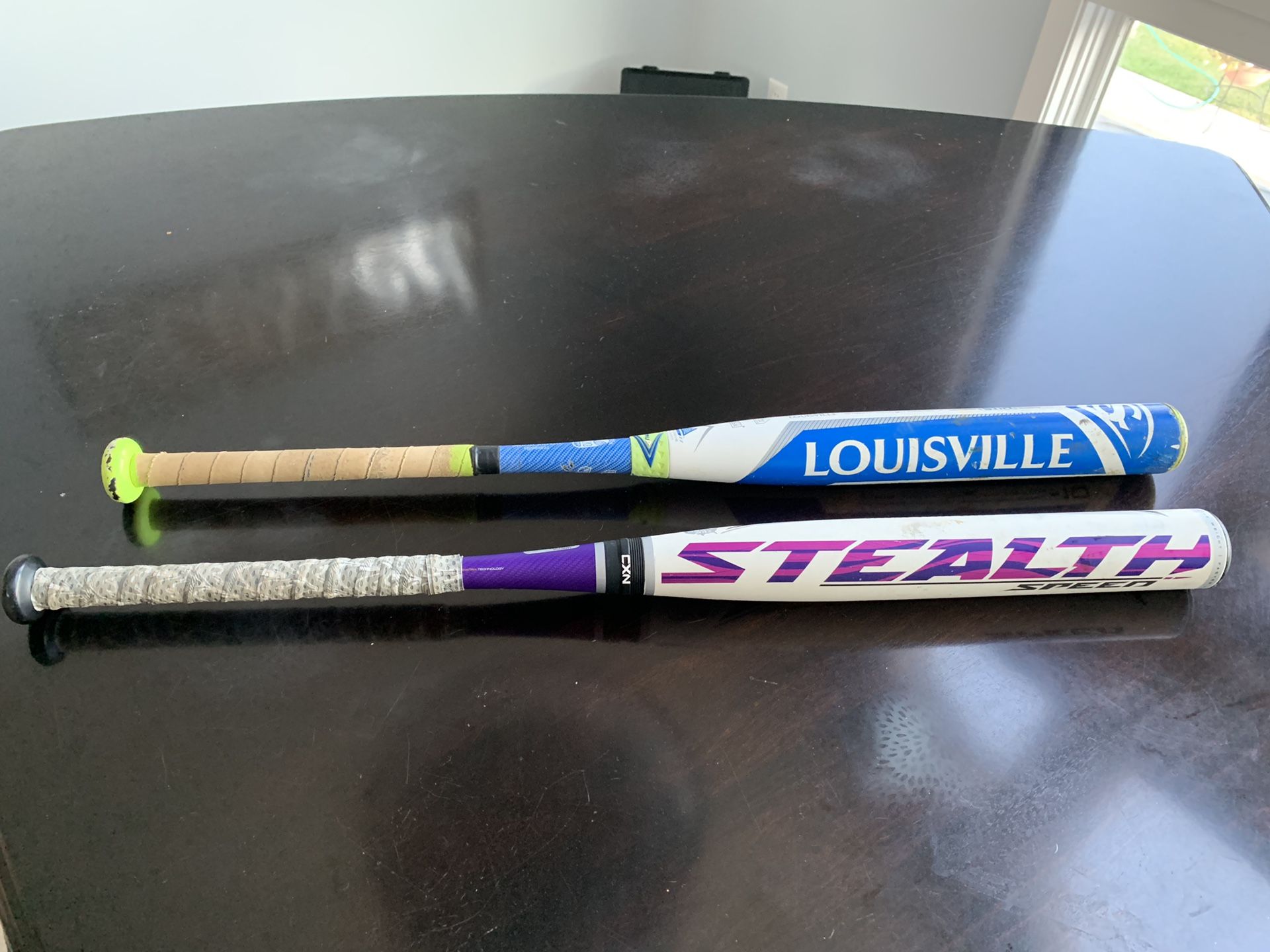 Stealth and Louisville Softball Bats