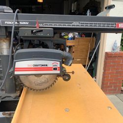 Craftsman radial table saw