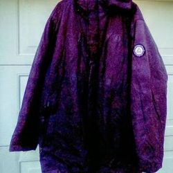 Reebok Heavyweight Coat - w/Zippered Liner, 2XL, Needs Zipper Repaired, Sell "as is" 
