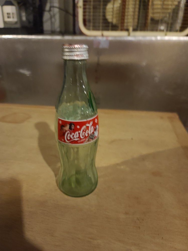 Old coke glass bottle